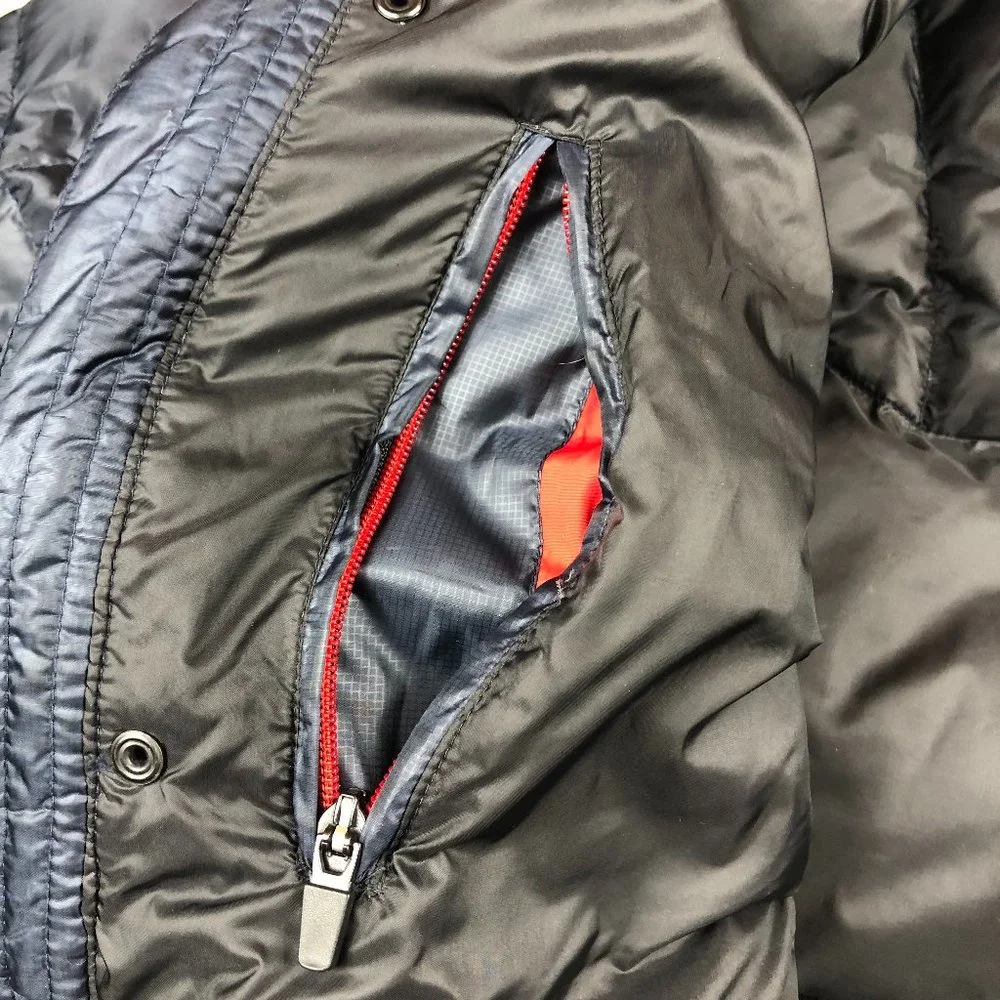 SOLD - Tumi Navy Blue Packable Down Puffer Jacket - Picture 9 of 17